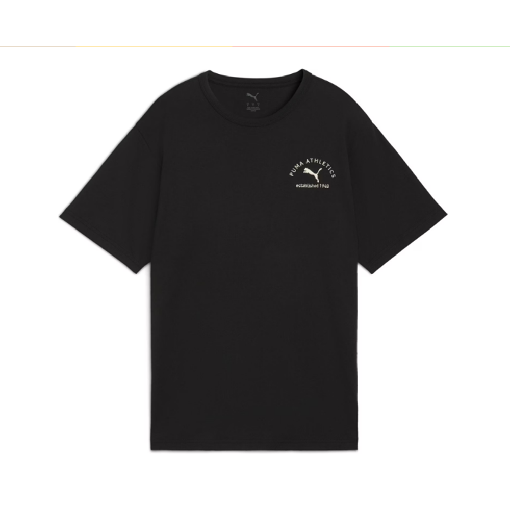 Puma Class Relaxed Tee 688130 01 Unisex Tişört - Siyah - L