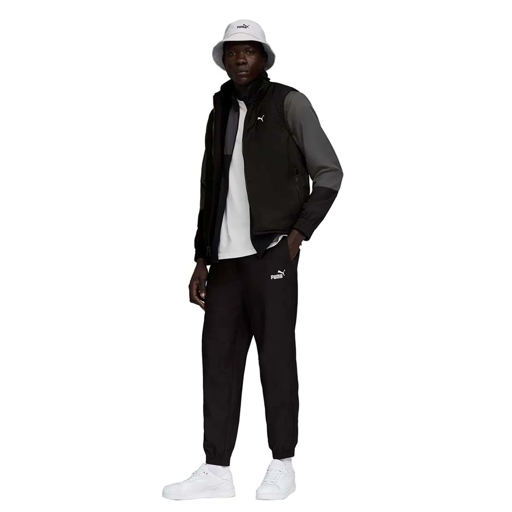 Puma Woven Colorblock Erkek Siyah Eşofman Takımı 688173 01 - Siyah - M
