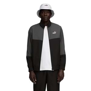 Puma Woven Colorblock Erkek Siyah Eşofman Takımı 688173 01 - Siyah - M
