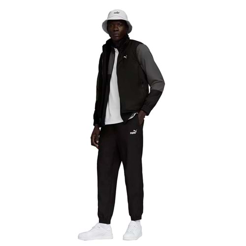 Puma Woven Colorblock Erkek Siyah Eşofman Takımı 688173 01 - Siyah - XS