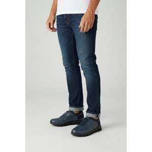 Bulldozer Erkek Deri Casual Ayakkabı 250057 - Lacivert - 41