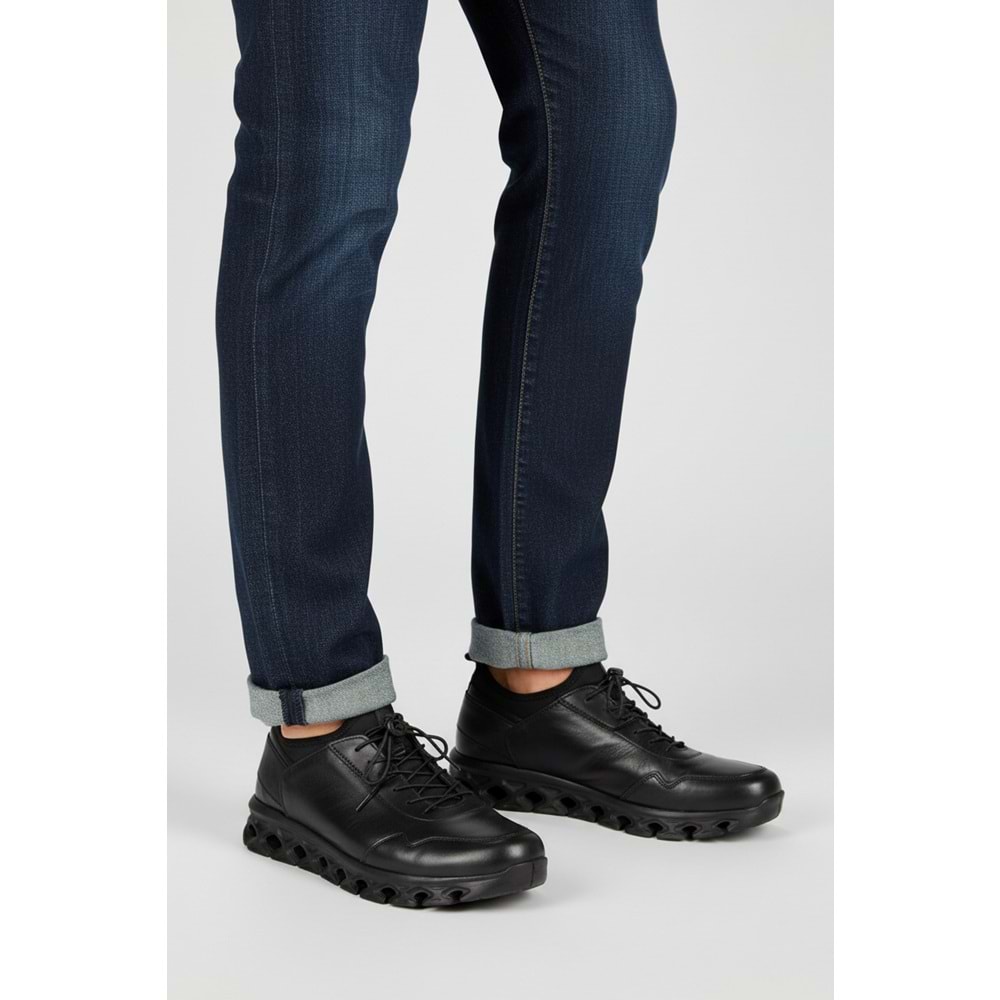 Bulldozer Erkek Deri Casual Ayakkabı 250057 - Siyah - 40