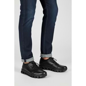 Bulldozer Erkek Deri Casual Ayakkabı 250057 - Siyah - 40