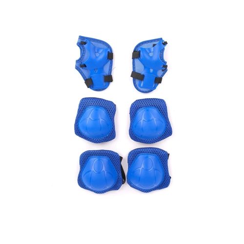 Sports Helmet Çocuk Dizlik Dirseklik Set YLD44 - Mavi - STANDART