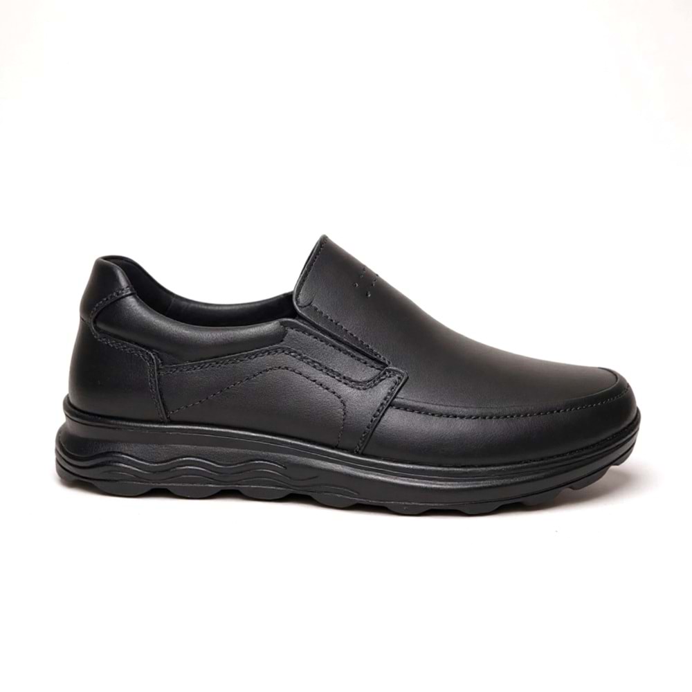 Erkek Deri Comfort Günlük Ayakkabı S571 - Siyah - 40