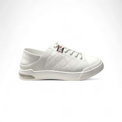 Erkek Deri Premium Casual Ayakkabı 15221042 - Beyaz - 43