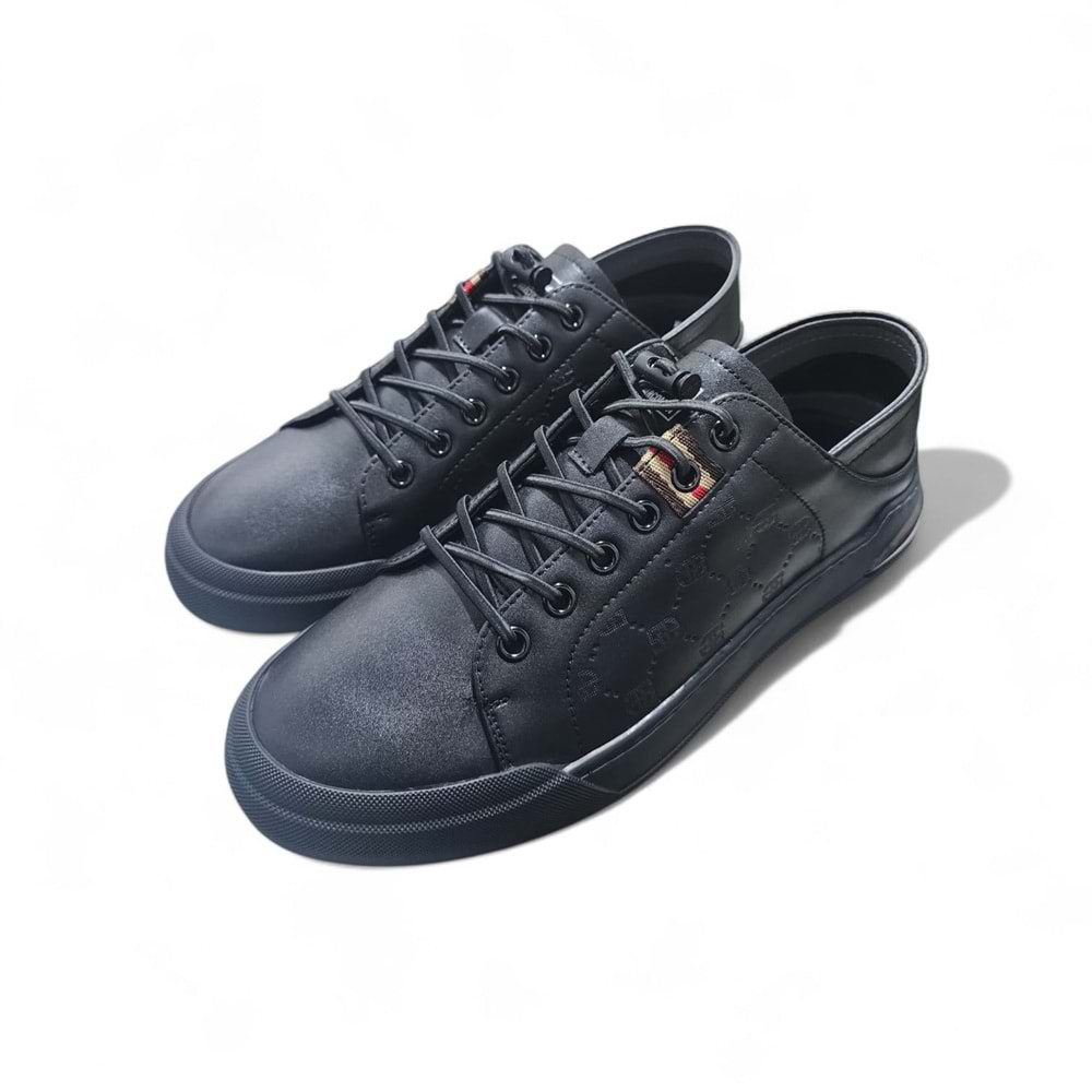 Erkek Deri Premium Casual Ayakkabı 15221042S - Siyah - 40