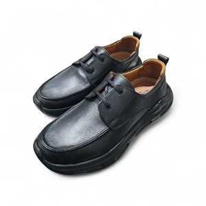 Erkek Deri Casual Günlük Ayakkabı 21395S1 - Siyah - 41
