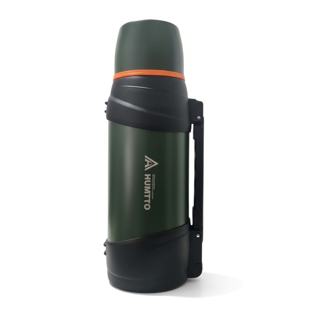 Humtto Travel Pot Paslanmaz Çelik 1600 ML Termos HB202417 - Haki - 1600ML