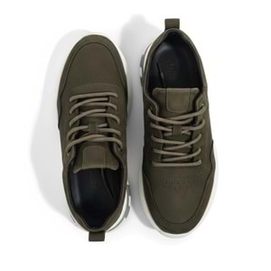 Erkek Deri Rahat Casual Ayakkabı SY261039 - Su Yeşili - 41