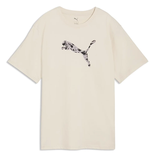 Puma Ess Graphic Animel Tee Kadın Tshirt 69182187 - Bej - M