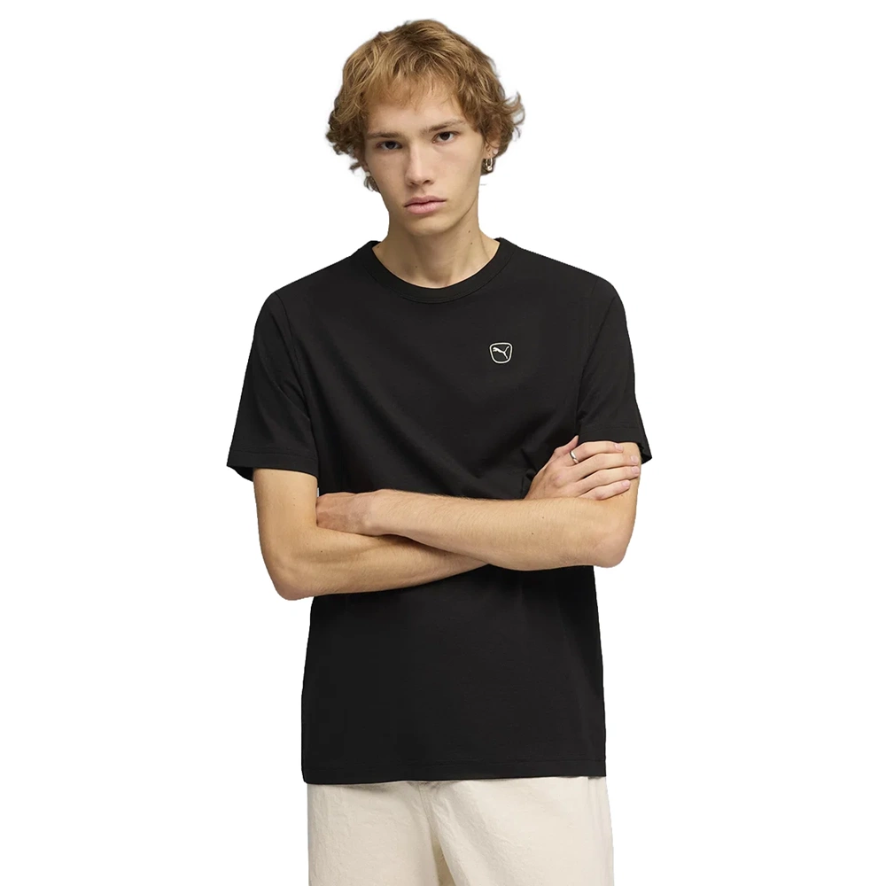 Puma Ess Elevated Erkek Tshirt 69570301 - Siyah - L