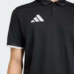 Adidas Erkek Polo Yaka Tshirt JR6660 - Siyah - M